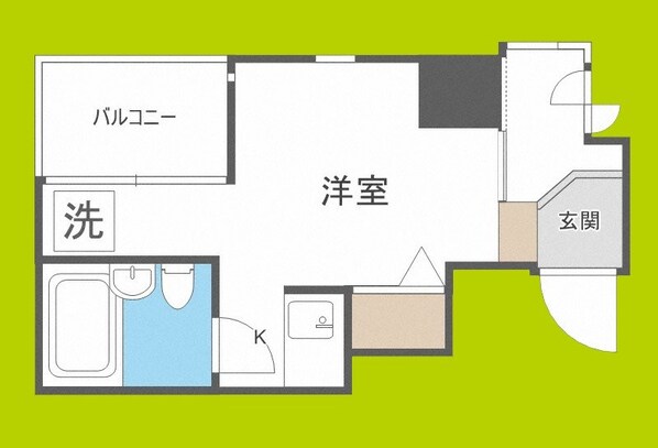 ライオンズマンション上六第3の物件間取画像